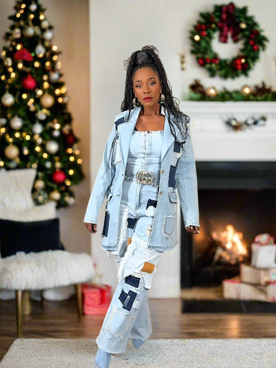 Patch It Up Blazer (Regular & Curvy)