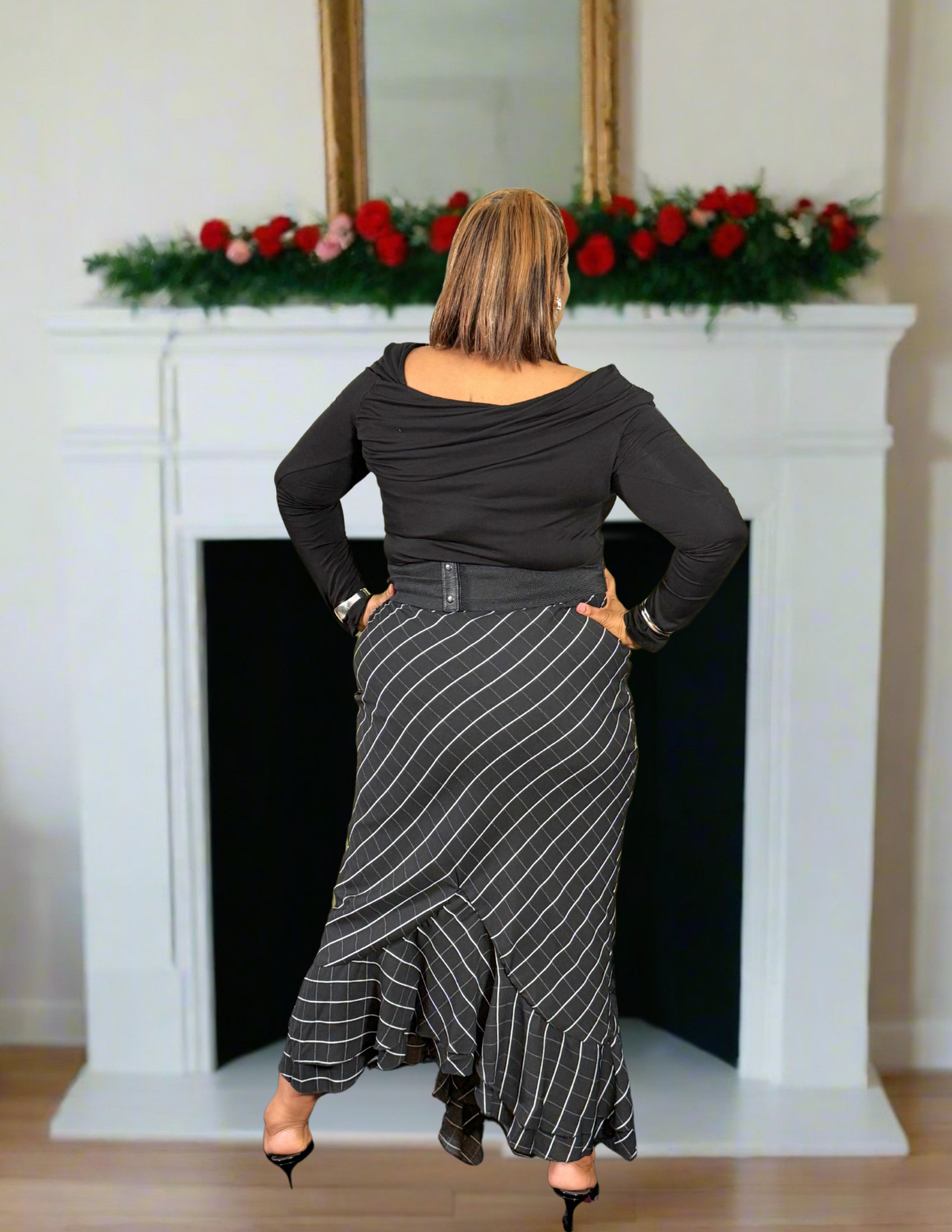 Checkmate Maxi Skirt (Regular & Curvy)