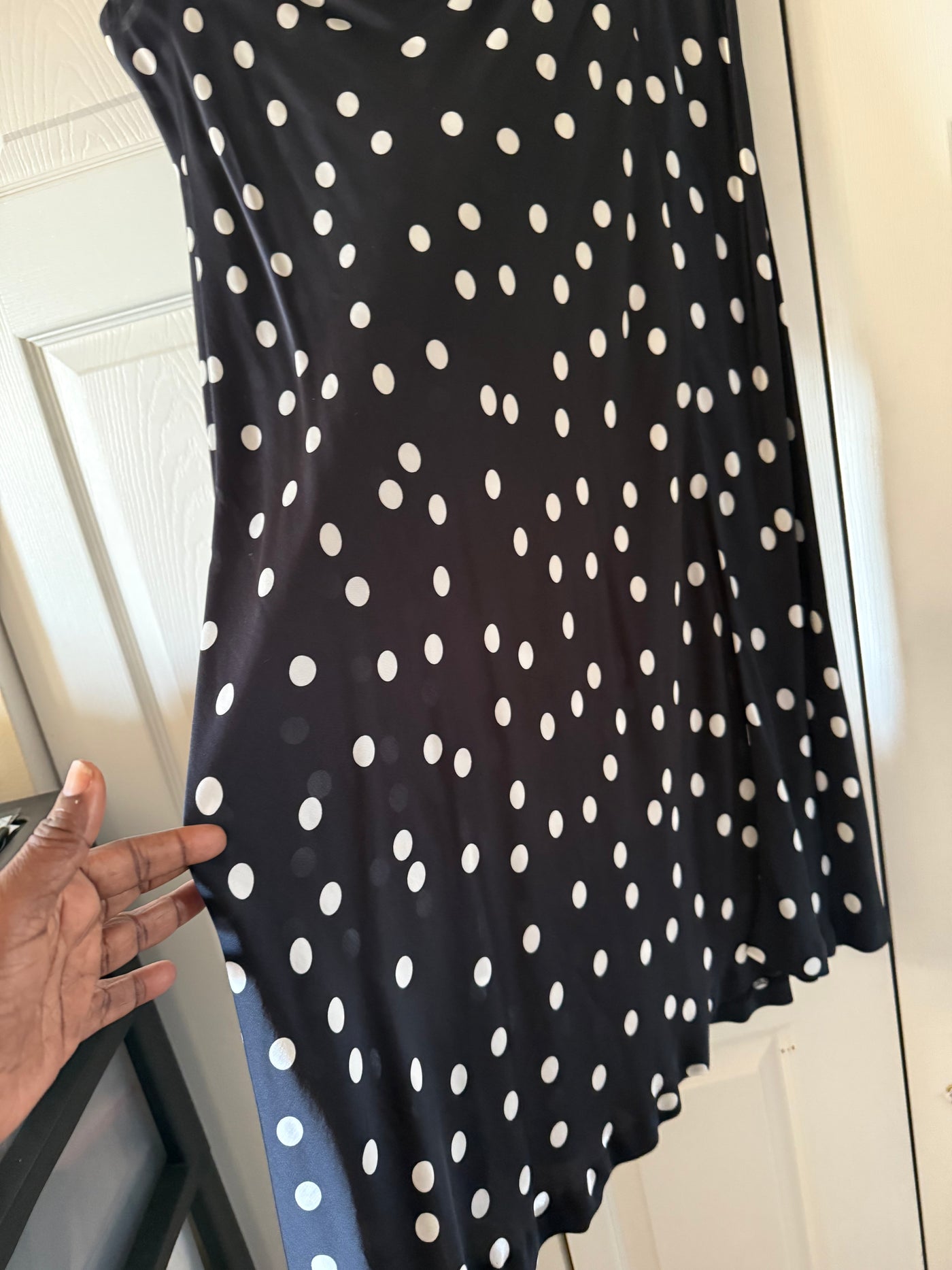 Polka Dot Pencil Skirt