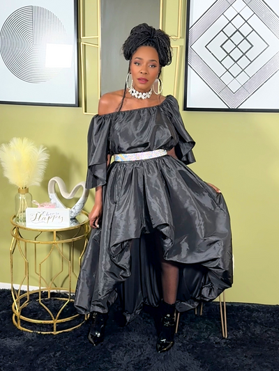 Miranda Skirt Set - Black