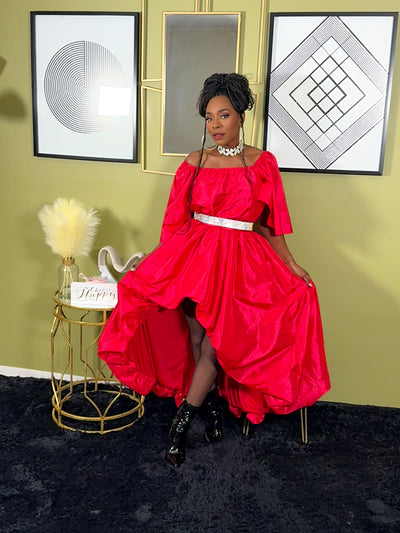 Miranda Skirt Set - Red